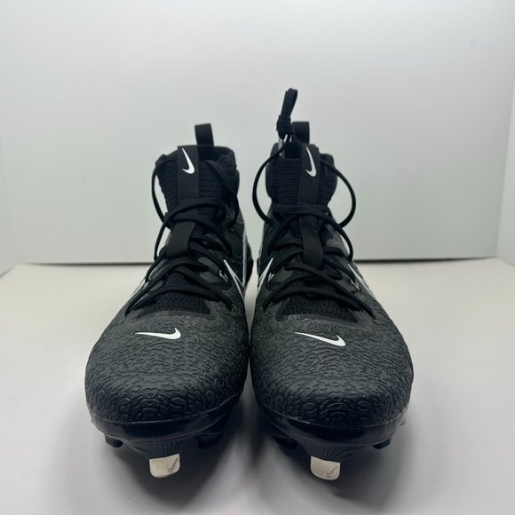 New Men's Nike Alpha Huarache NXT Black Metal Baseball Cleats DJ6517-010 - Picture 11 of 11